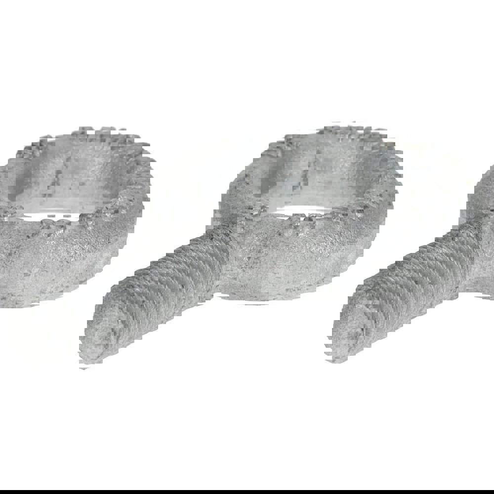 Fixed Lifting Eye Bolt: Without Shoulder, 2,600 lb Capacity, 1/2-13 Thread, Grade C-1035 Forged Steel